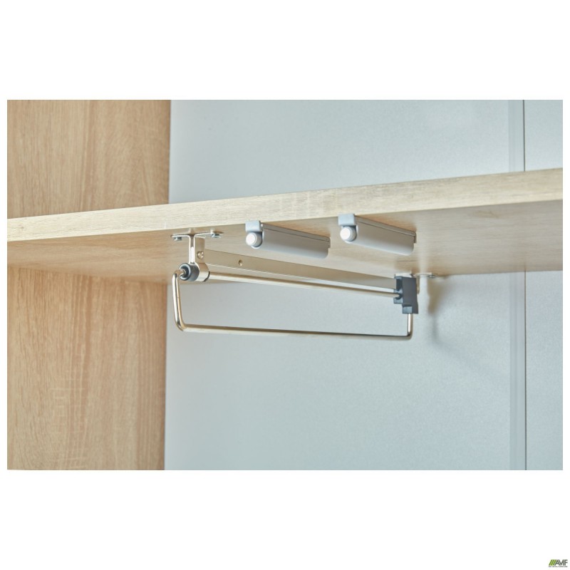 Шафа гардеробна Welcome (810х400х1960Н) чорний графіт, Дуб Сонома AMF