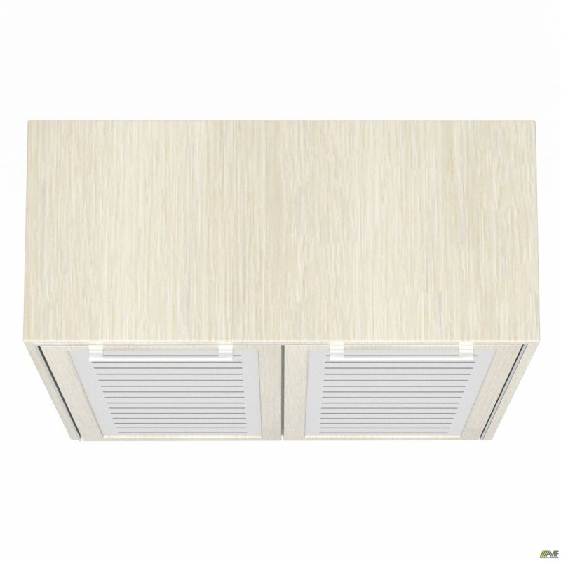 Шафа книжкова Онікс 900х400х1090 Дуб ценамон, скло AMF