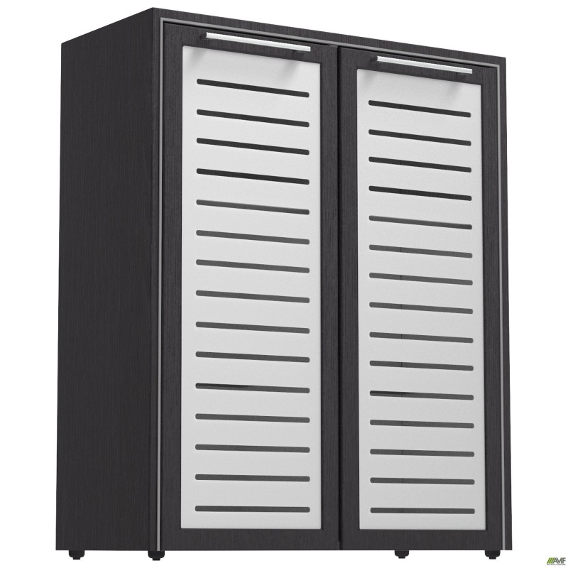 Шафа книжкова Онiкс 900х400х1090 Венге прованс, скло AMF