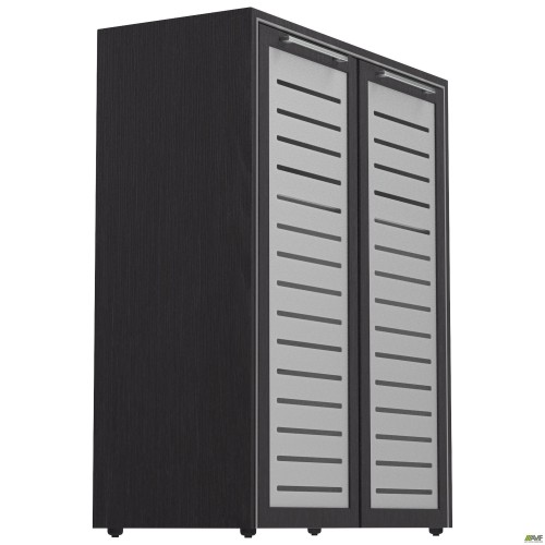 Шафа книжкова Онiкс 900х400х1090 Венге прованс, скло AMF