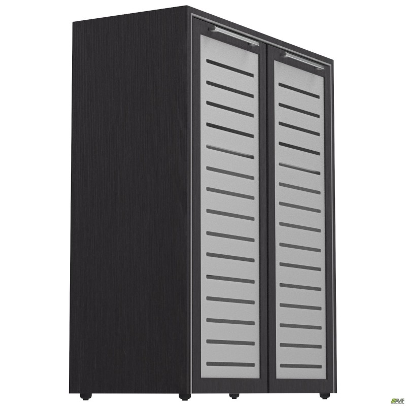 Шафа книжкова Онiкс 900х400х1090 Венге прованс, скло AMF