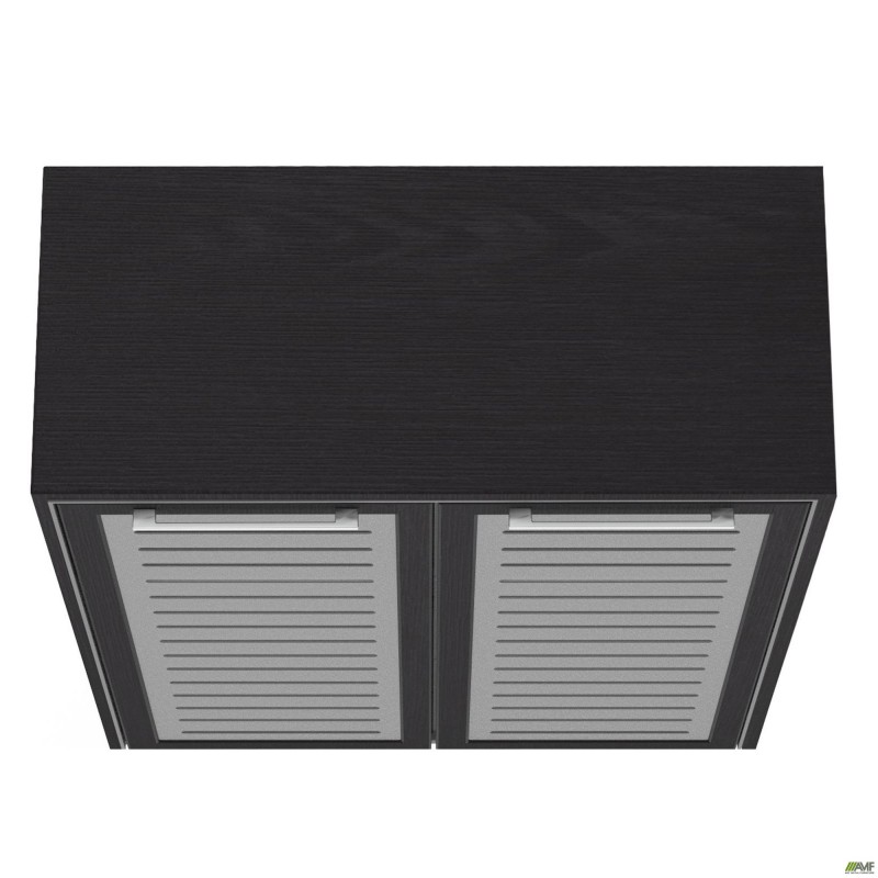 Шафа книжкова Онiкс 900х400х1090 Венге прованс, скло AMF