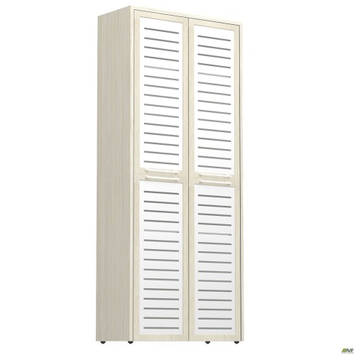 Шафа книжкова Онікс 900х400х2172 Дуб ценамон, скло AMF