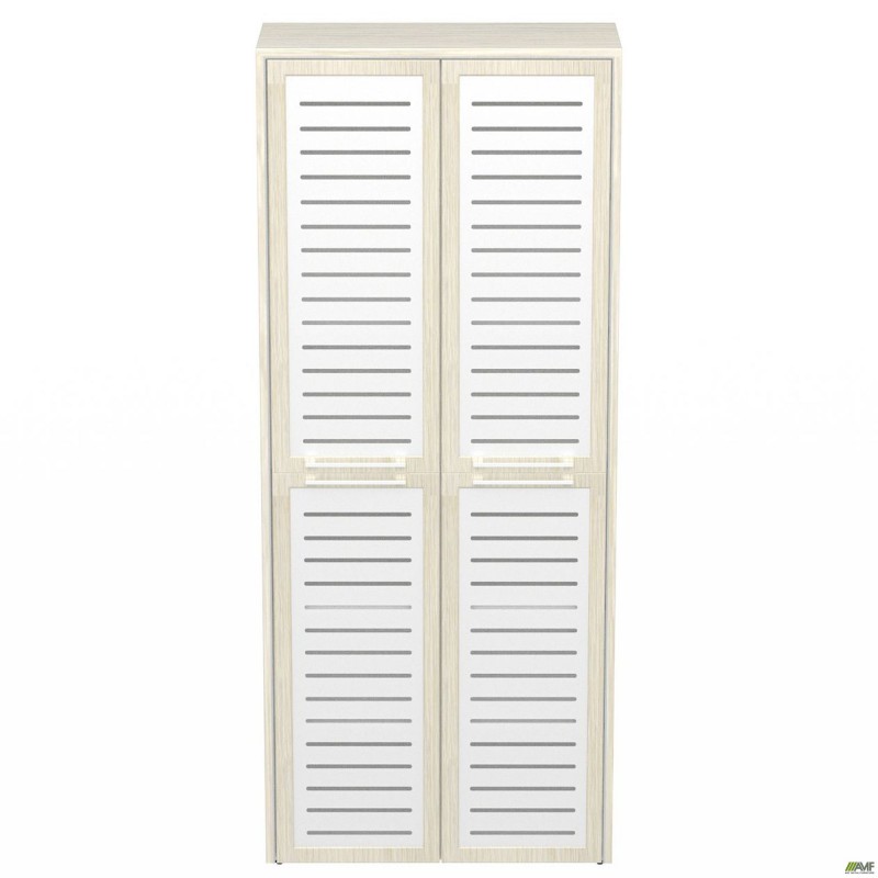 Шафа книжкова Онікс 900х400х2172 Дуб ценамон, скло AMF