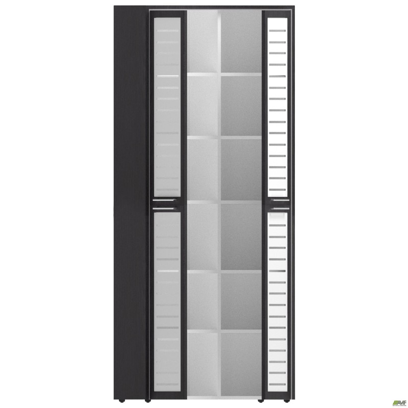 Шафа книжкова Онiкс 900х400х2172 Венге прованс, скло AMF