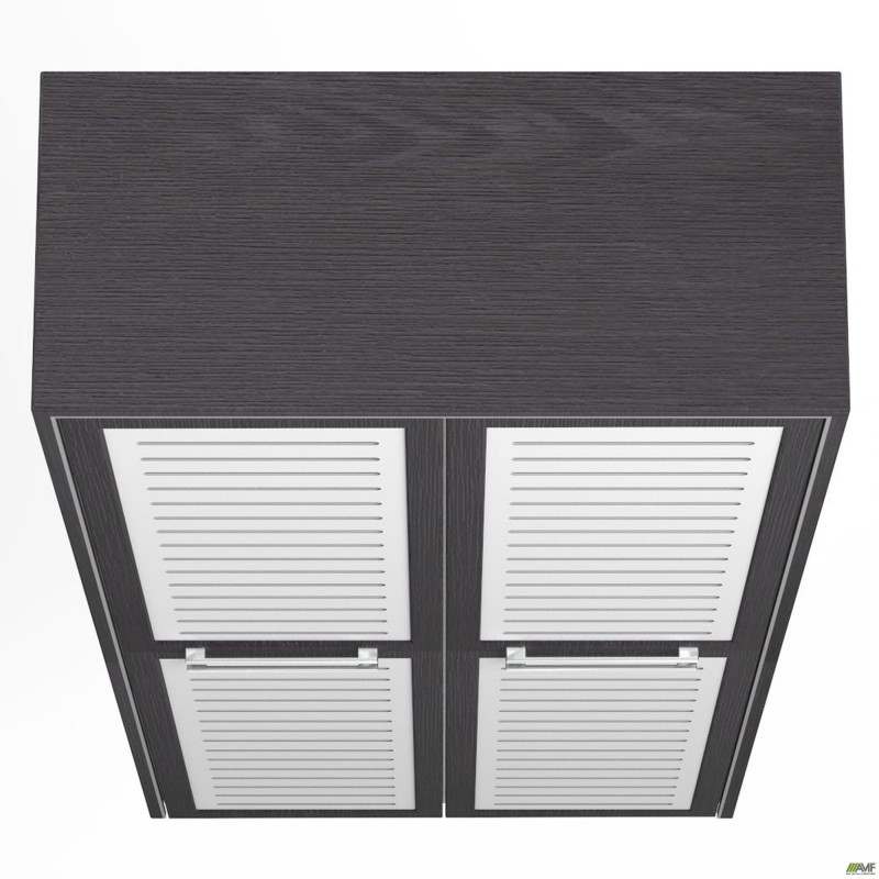 Шафа книжкова Онiкс 900х400х2172 Венге прованс, скло AMF