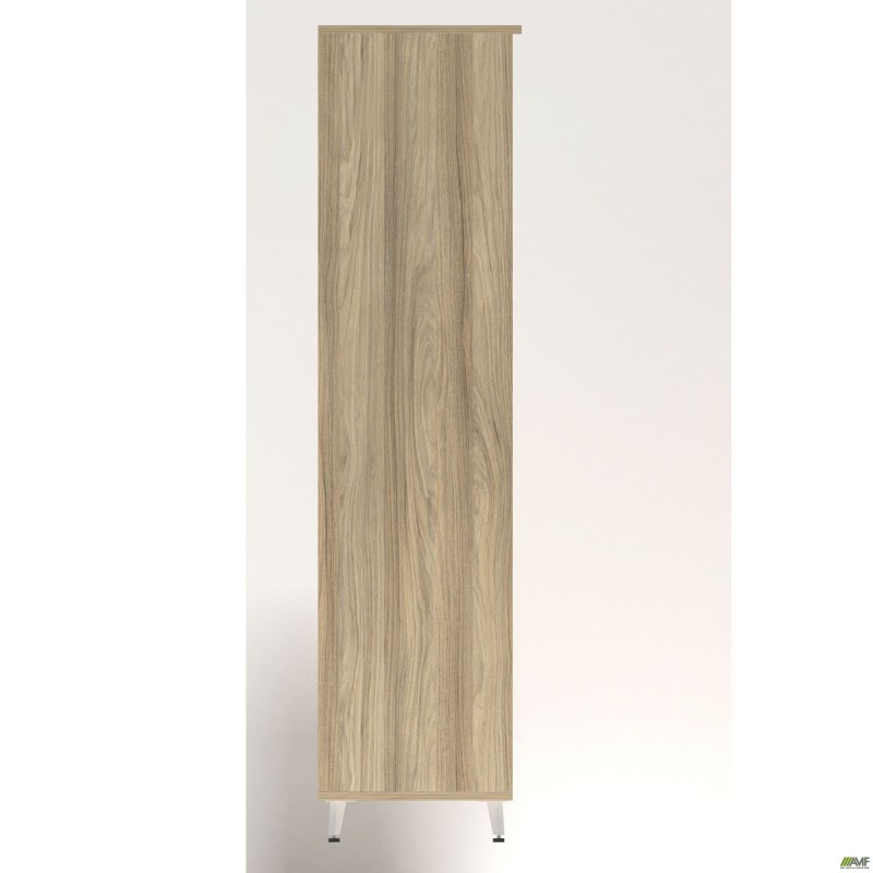 Шафа книжкова відкритий Delta DL-902 (864х420х1685мм) Блеквуд Ячмінний / Опора білий беж AMF