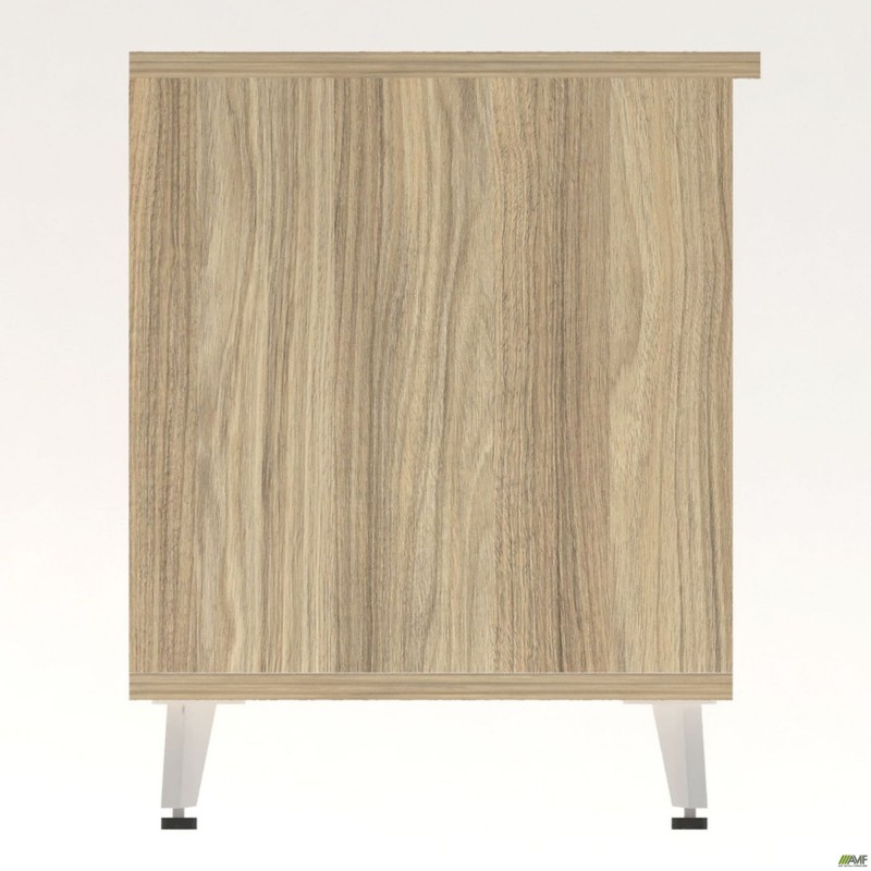 Шафа книжкова відкритий Delta DL-905 (864х420х516мм) Блеквуд Ячмінний / Опора білий беж AMF