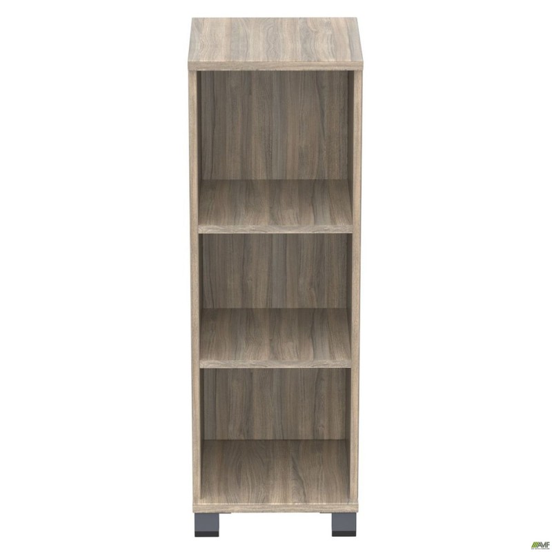 Шафа відкрита SIG-10 (400х420х1200мм) Опора чорний графіт/ В'яз Ліберті Димчастий AMF