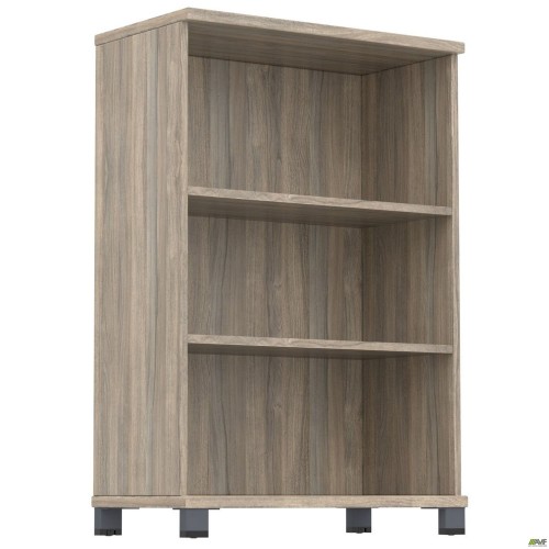 Шафа відкрита SIG-11 (800х420х1200мм) Опора чорний графіт/В'яз Ліберті Димчастий AMF