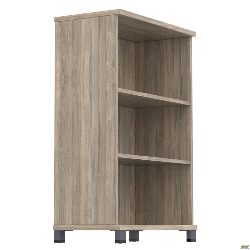 Шафа відкрита SIG-11 (800х420х1200мм) Опора чорний графіт/В'яз Ліберті Димчастий AMF