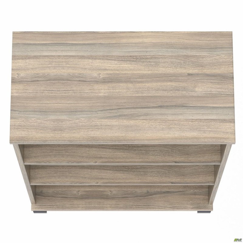 Шафа відкрита SIG-11 (800х420х1200мм) Опора чорний графіт/В'яз Ліберті Димчастий AMF