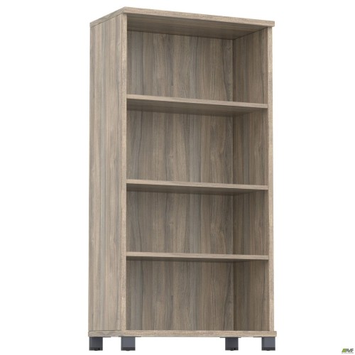 Шафа відкрита SIG-12 (800х420х1600мм) Опора чорний графіт/В'яз Ліберті Димчастий AMF