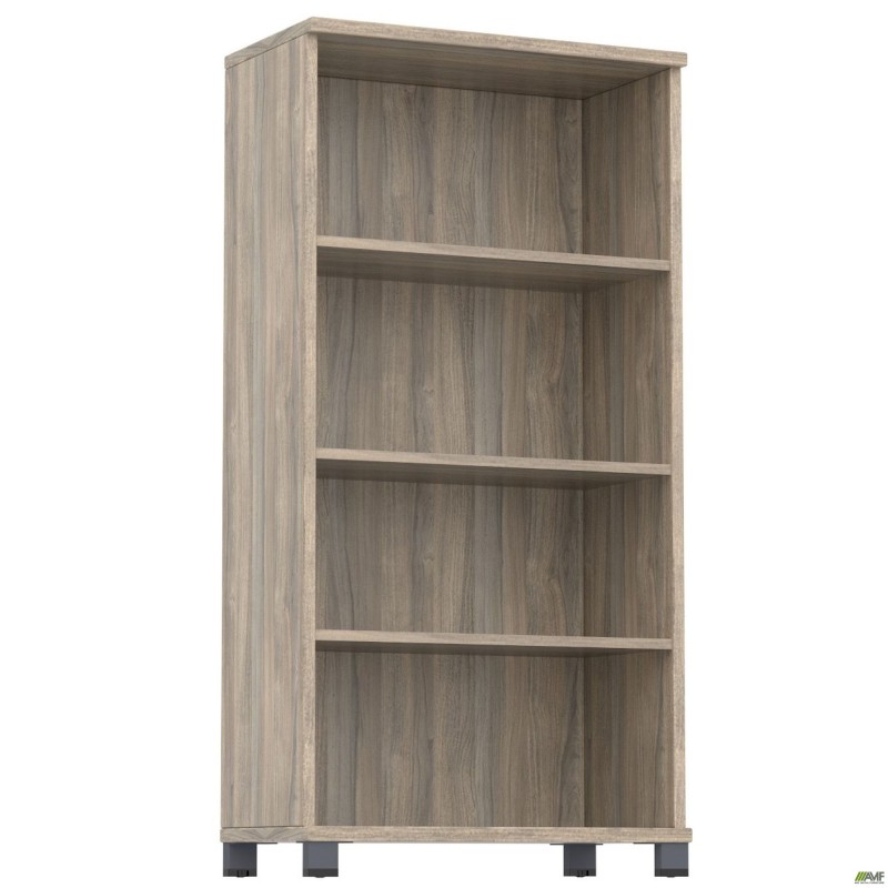 Шафа відкрита SIG-12 (800х420х1600мм) Опора чорний графіт/В'яз Ліберті Димчастий AMF