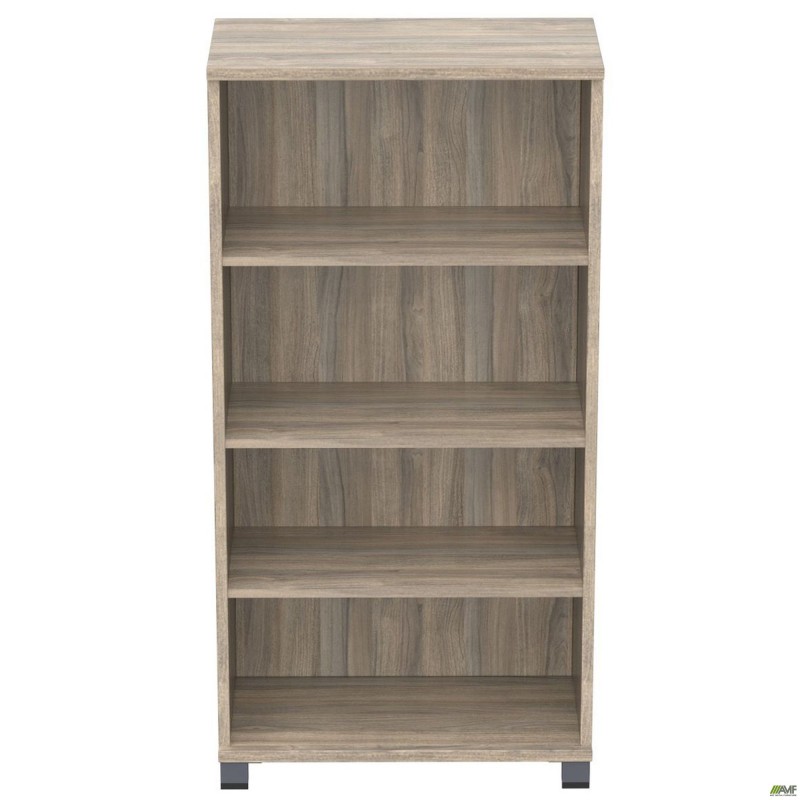 Шафа відкрита SIG-12 (800х420х1600мм) Опора чорний графіт/В'яз Ліберті Димчастий AMF