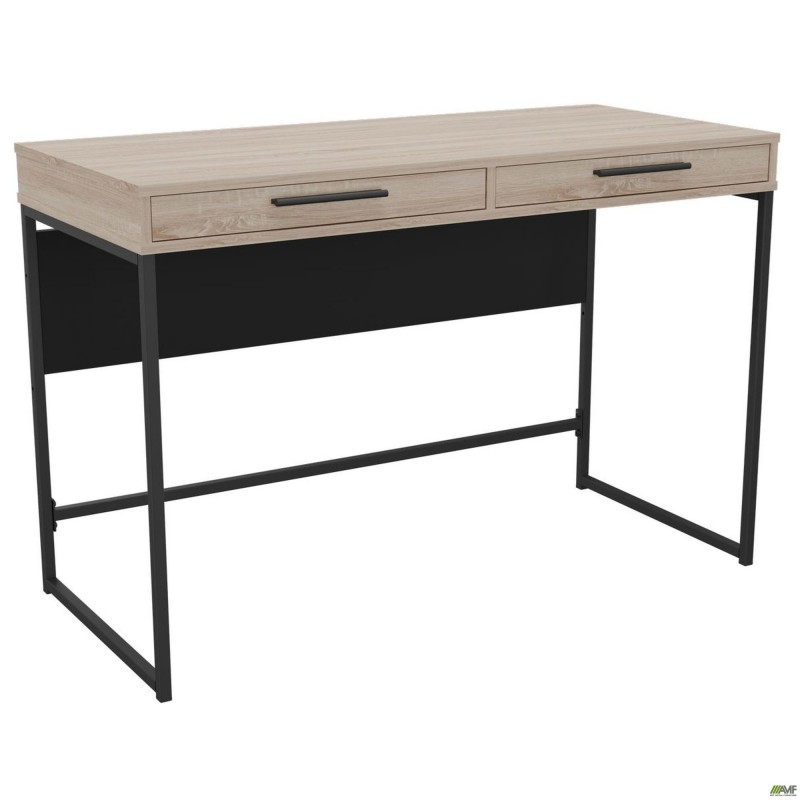 Стіл Campari Cr1200 (1200х500х800Н) чорний/Дуб Сонома AMF