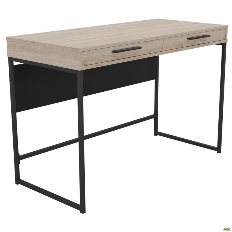 Стіл Campari Cr1200 (1200х500х800Н) чорний/Дуб Сонома AMF