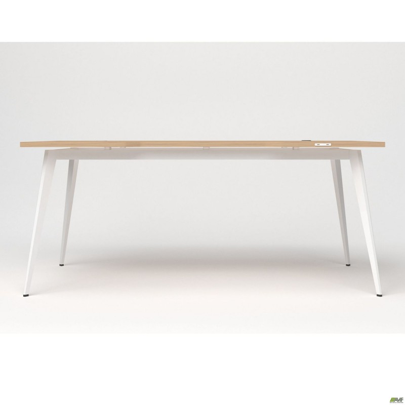 Стіл Delta DL-107 (1790х900х750мм) Блеквуд Ячмінний / Каркас білий AMF