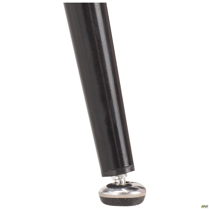 Стіл Umberto чорний/скло тоноване сіре AMF