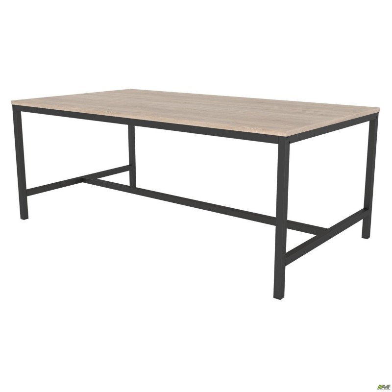 Стіл журнальнийTriton (1300х700х516) Дуб Сонома/Чорний графіт AMF