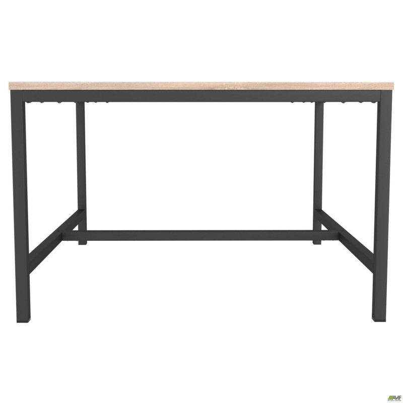 Стіл журнальний Triton (800х800х516) Дуб Сонома/Чорний графіт AMF