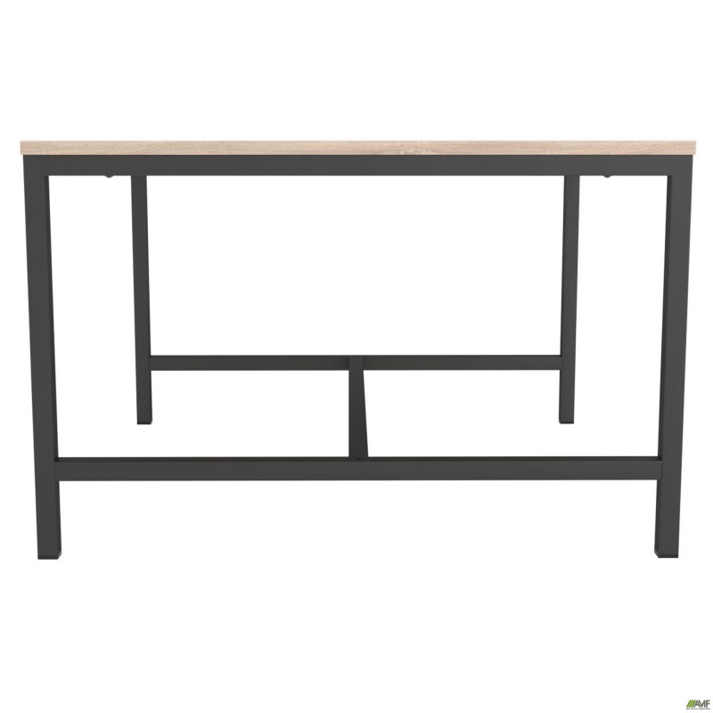 Стіл журнальний Triton (800х800х516) Дуб Сонома/Чорний графіт AMF