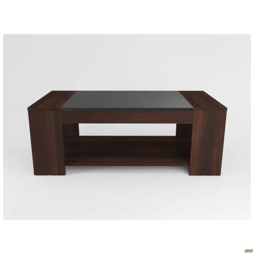 Стіл журнальний МГ-315 (1200х600х450мм) горіх темний/ вставка антрацит AMF