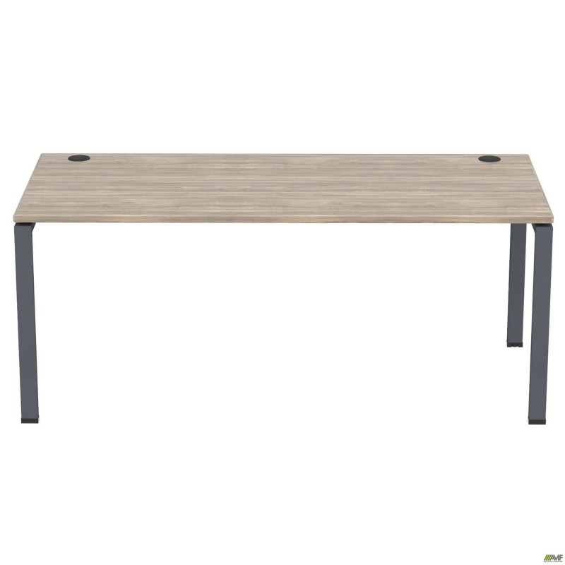 Стіл керівника SIG-222R (2000х800х750мм) Чорний графіт/В'яз Ліберті AMF