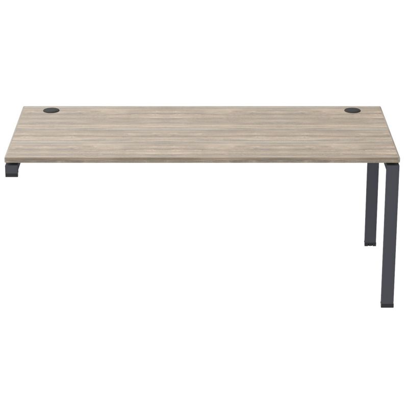 Стіл керівника SIG-224 (1800х800х750мм) Чорний графіт/В'яз Ліберті AMF