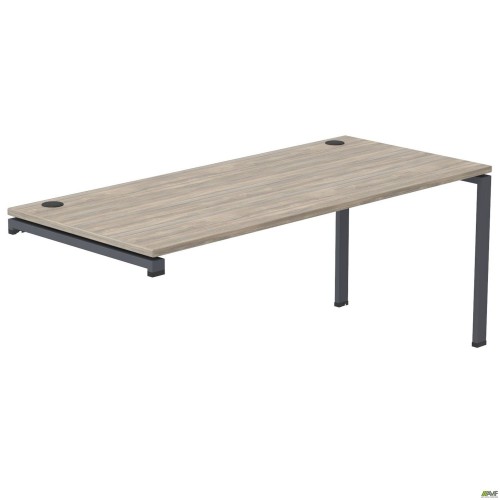 Стіл керівника SIG-225 (2000х800х750мм) Чорний графіт/В'яз Ліберті AMF