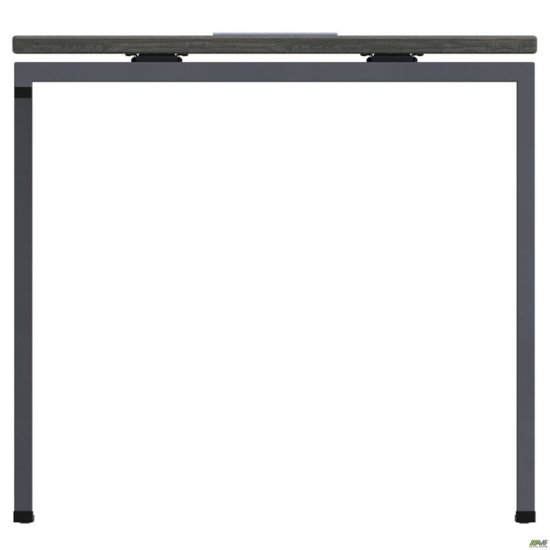 Стіл керівника із фрезеруванням під розетку М203 SIG-221R (1800х800х750мм) Чорний графіт/В'яз Ліберті AMF