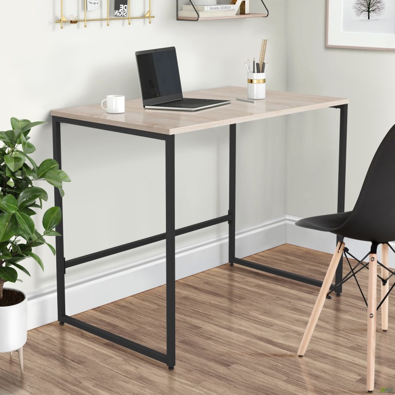 Стіл комп'ютерний Asti AS900 (900х550х750Н) чорний/Дуб Сонома AMF