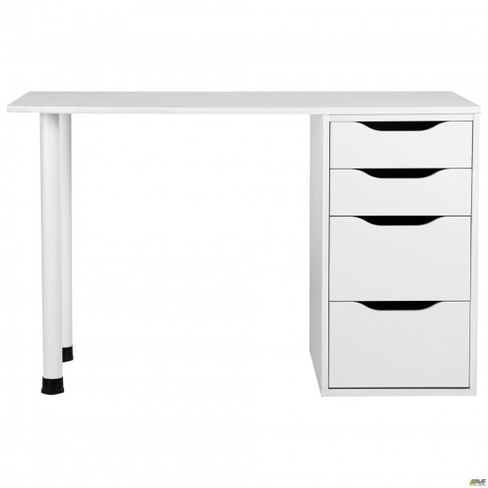 Стіл комп'ютерний Blond BL-102 (1200х600х750) Білий Перл / Білий беж AMF Стіл комп'ютерний Blond BL-102 (1200х600х750) Білий Перл / Білий беж AMF