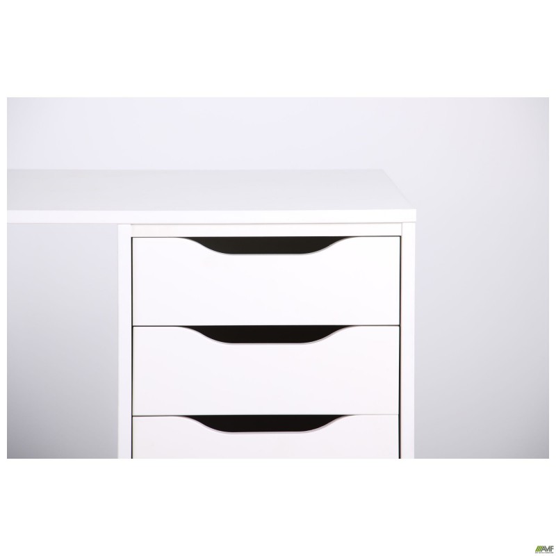 Стіл комп'ютерний Blond BL-102 (1200х600х750) Білий Перл / Білий беж AMF