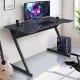 Стіл комп'ютерний Dexter DX1200 (1200х600х750Н) чорний графіт/Антрацит AMF Стіл комп'ютерний Dexter DX1200 (1200х600х750Н) чорний графіт/Антрацит AMF