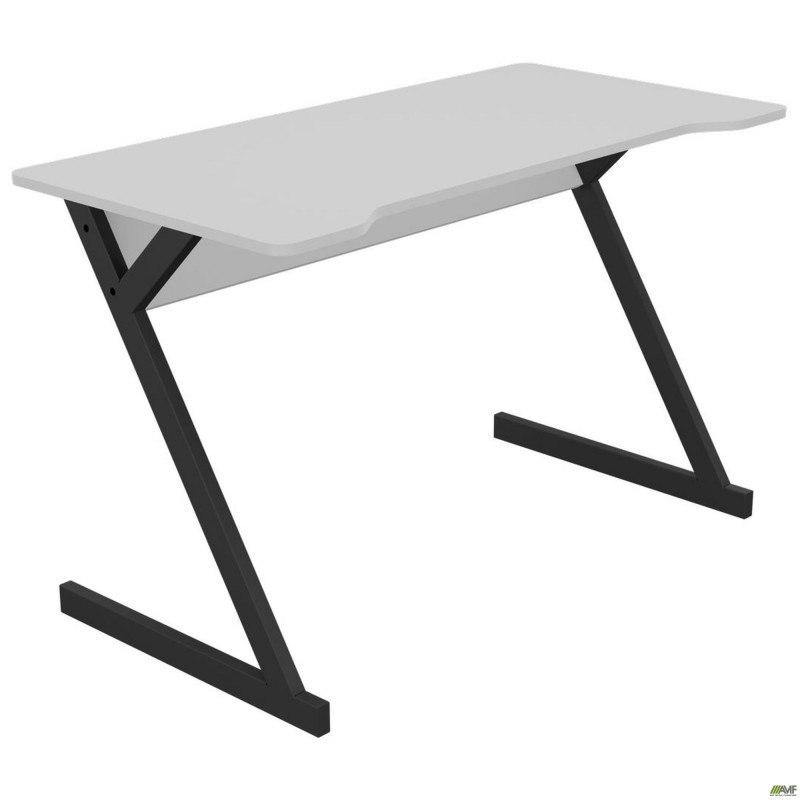 Стіл комп'ютерний Dexter DX1200 (1200х600х750Н) чорний графіт/Білий AMF