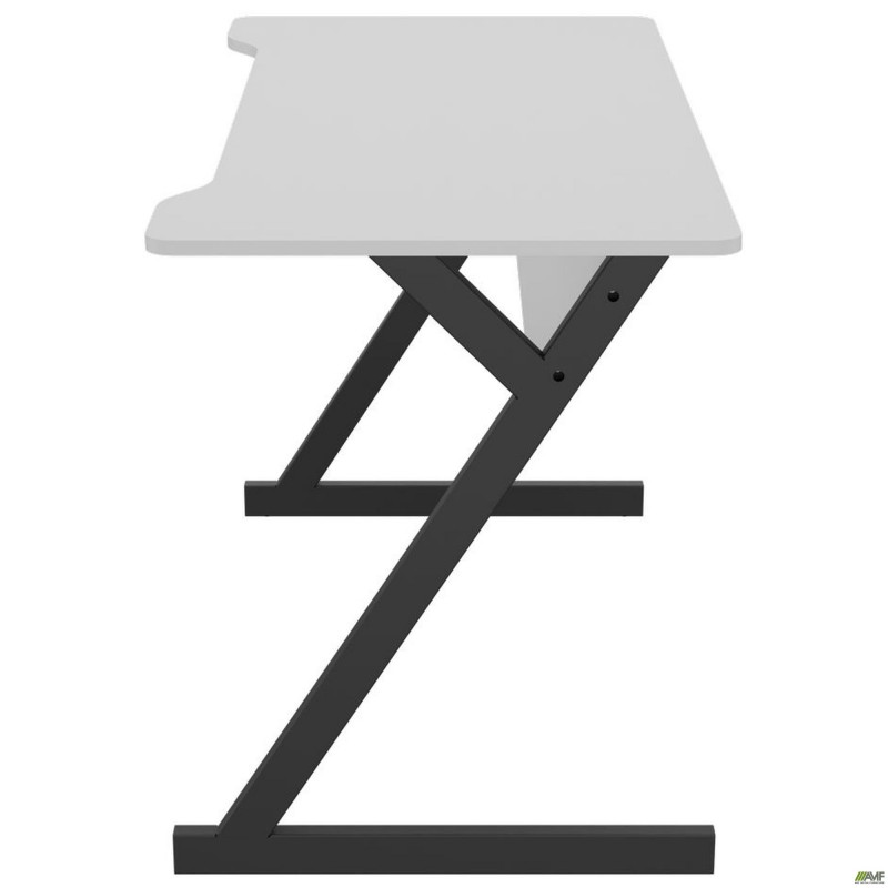 Стіл комп'ютерний Dexter DX1200 (1200х600х750Н) чорний графіт/Білий AMF
