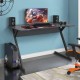 Стіл комп'ютерний Dexter DX1200 (1200х600х750Н) чорний графіт/Сірий Шифер AMF Стіл комп'ютерний Dexter DX1200 (1200х600х750Н) чорний графіт/Сірий Шифер AMF