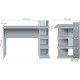 Стіл комп'ютерний Eko EK-103 R (1100x600x750) Дуб Сонома AMF Стіл комп'ютерний Eko EK-103 R (1100x600x750) Дуб Сонома AMF