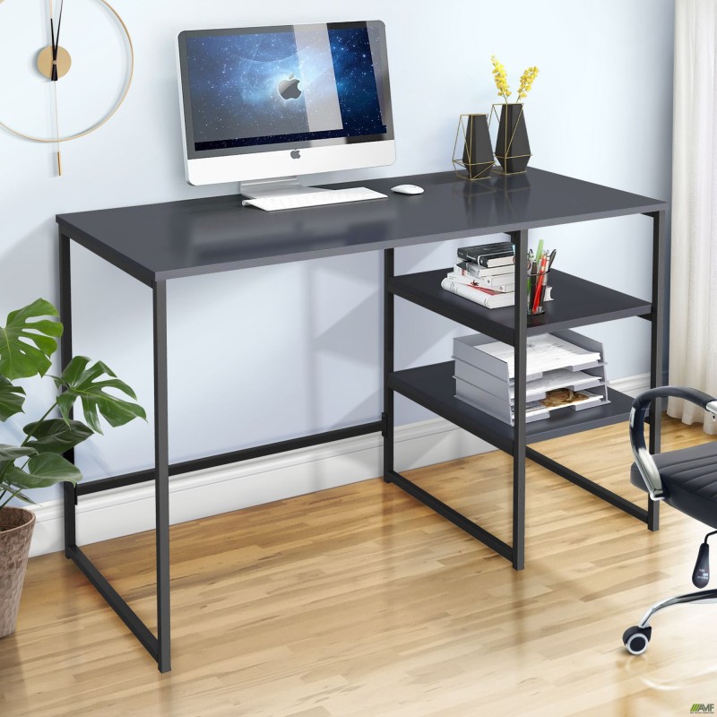 Стіл комп'ютерний Jet JT1200 (1187х550х750Н) чорний/Антрацит AMF