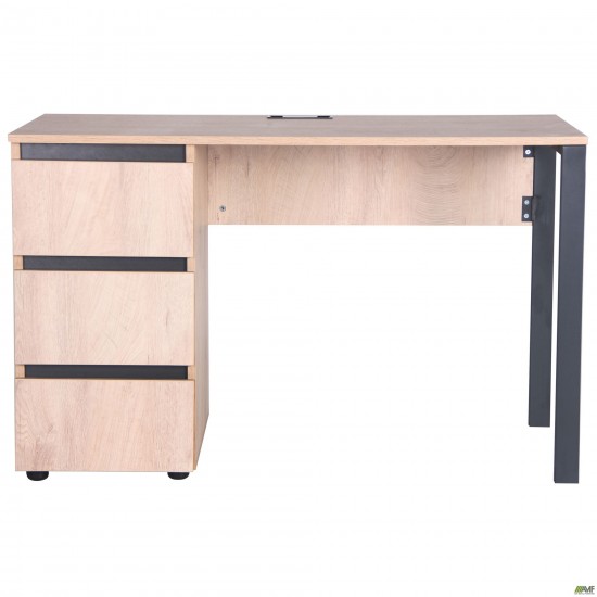 Стіл комп'ютерний Pluto ST L (1200х600х750) Дуб Ендгрейн/Чорний графiт AMF Стіл комп'ютерний Pluto ST L (1200х600х750) Дуб Ендгрейн/Чорний графiт AMF