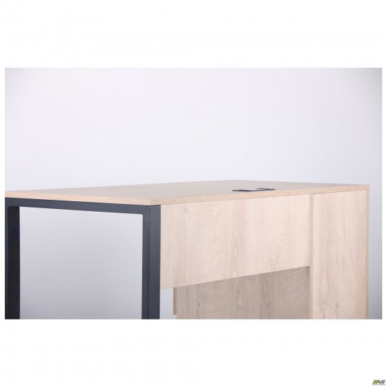 Стіл комп'ютерний Pluto ST L (1380х600х750) Дуб Ендгрейн/Чорний графiт AMF Стіл комп'ютерний Pluto ST L (1380х600х750) Дуб Ендгрейн/Чорний графiт AMF