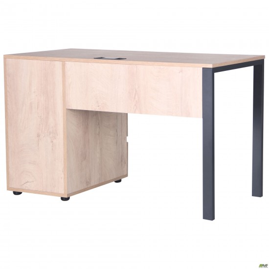 Стіл комп'ютерний Pluto ST R (1200х600х750) Дуб Ендгрейн/Чорний графiт AMF Стіл комп'ютерний Pluto ST R (1200х600х750) Дуб Ендгрейн/Чорний графiт AMF