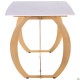Стіл обідній Alexis gold / ceramics Lasa bianco AMF
