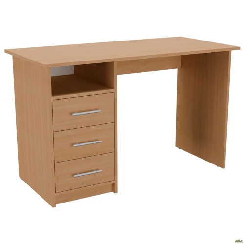 Стіл однотумбовий ОМ-122L (1200х580х750Н) Бук AMF