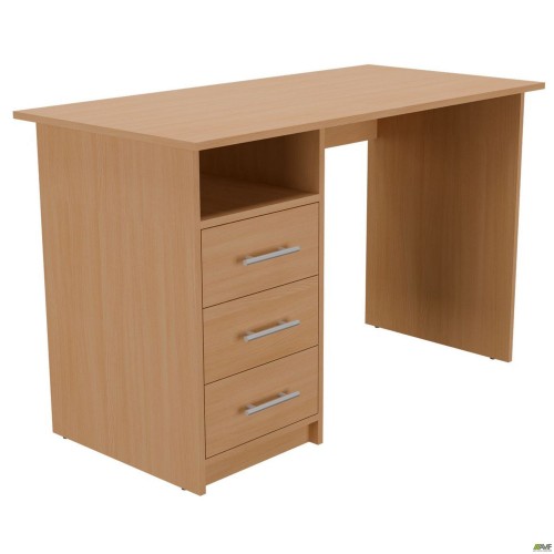 Стіл однотумбовий ОМ-122L (1200х580х750Н) Бук AMF