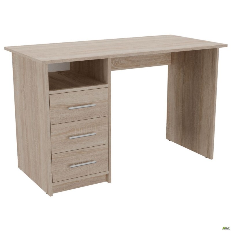 Стіл однотумбовий ОМ-122L (1200х580х750Н) Дуб Сонома AMF