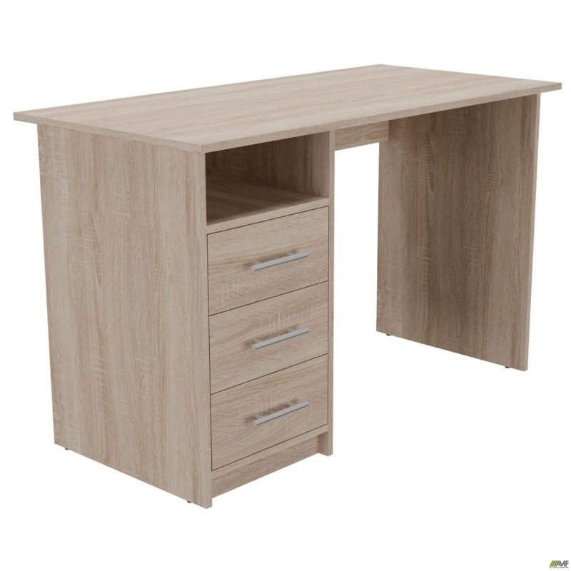 Стіл однотумбовий ОМ-122L (1200х580х750Н) Дуб Сонома AMF