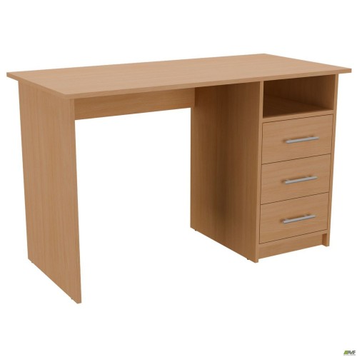 Стіл однотумбовий ОМ-122R (1200х580х750Н) Бук AMF