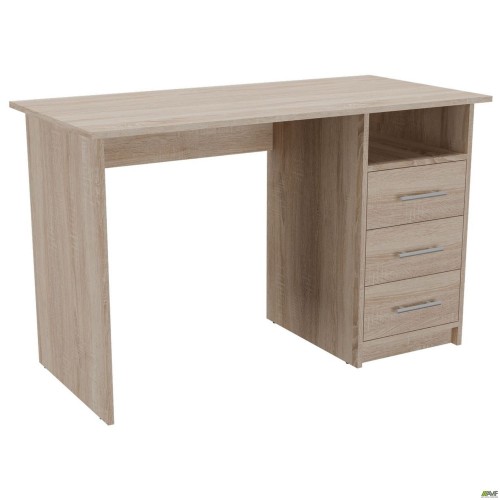 Стіл однотумбовий ОМ-122R (1200х580х750Н) Дуб Сонома AMF